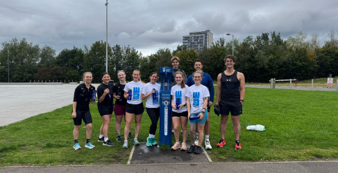 running club at Top Up Tap 