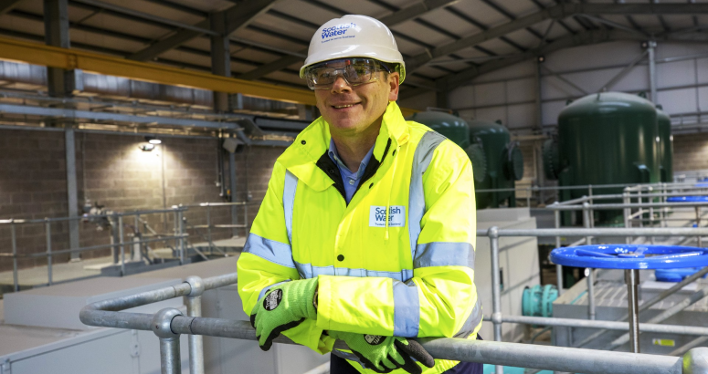 Alex Plant in a pumping station 