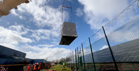 Construction at Balmore WTW
