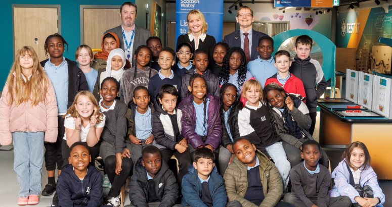 P5 pupils from Hanover Street Primary School took part in Generation H20 activities at ASC as part of the partnership announcement